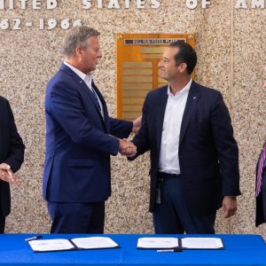 business agreement men shaking hands photo