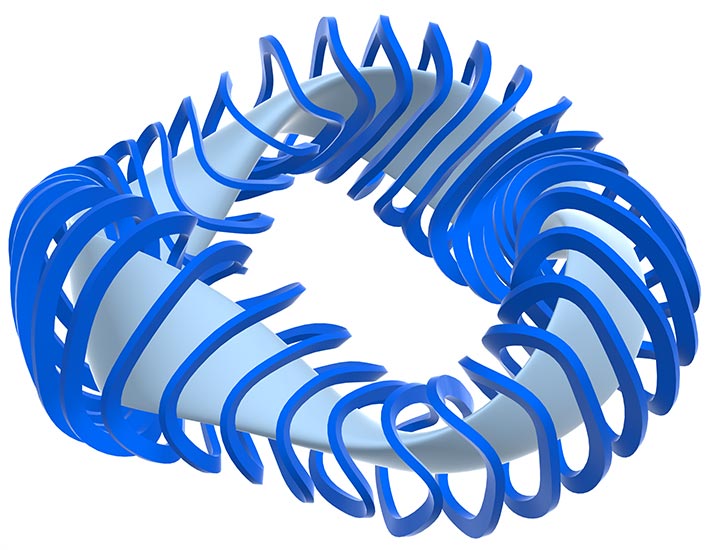 Stellarator process rendering image