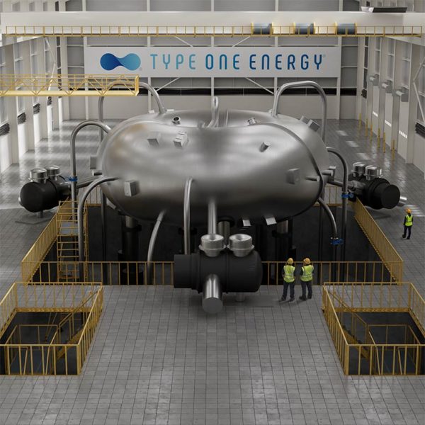 Type one energy stellerator in warehouse render image