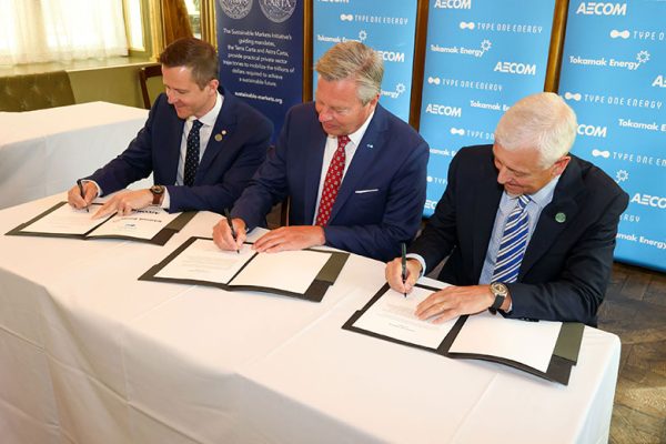 UK Infinity Fusion Consortium signing ceremony photo